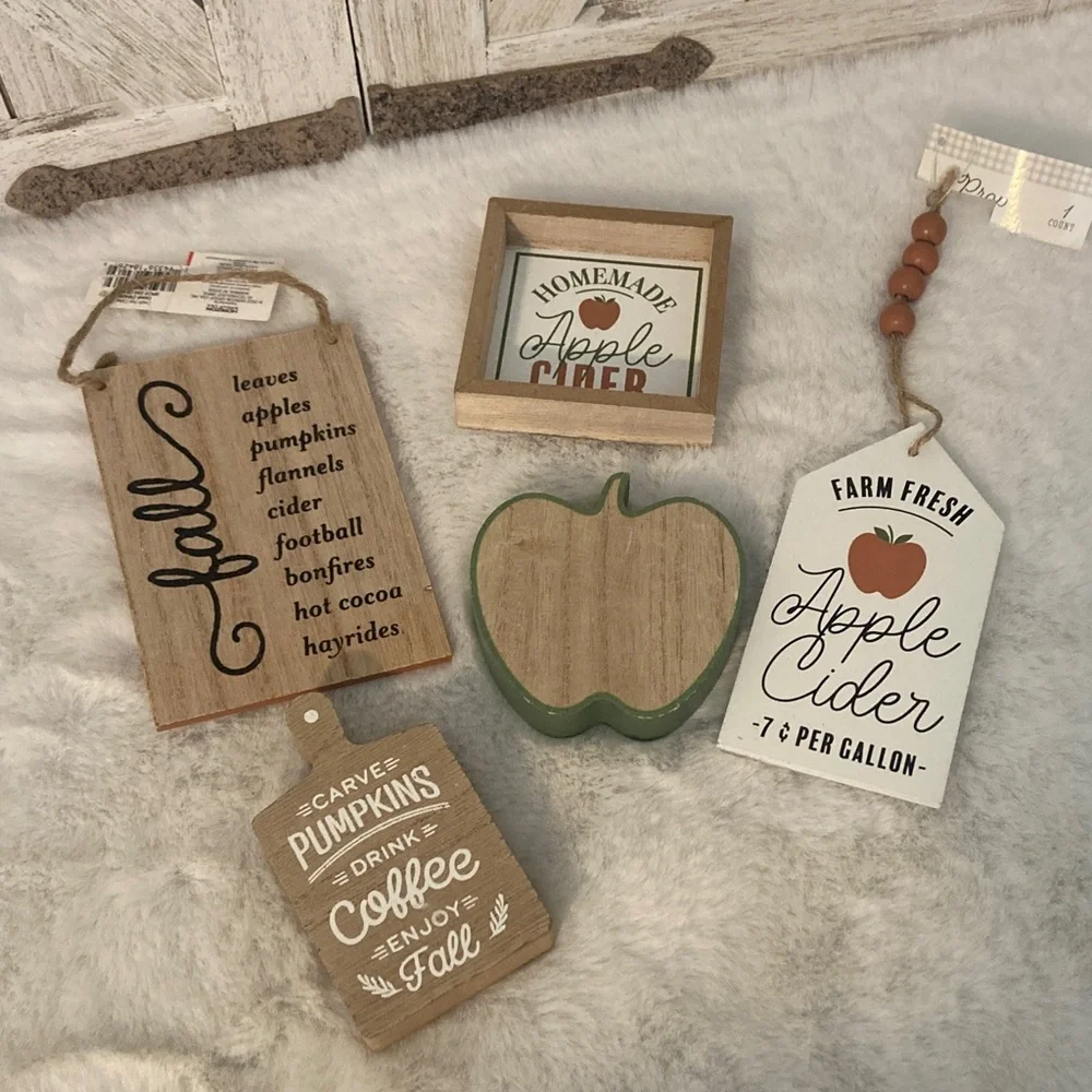 Target BP 2022 Rustic Fall Decor Set with Apple Theme